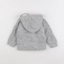 Vertbaudet - gilet gris - 18 mois