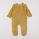 Vertbaudet - pyjama velours jaune - 12 mois