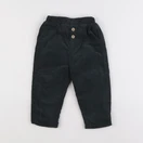Vertbaudet - pantalon doublé vert - 18 mois