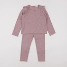 Vertbaudet - pyjama coton violet - 3 ans