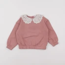 Vertbaudet - sweat rose - 3 ans