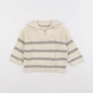 Vertbaudet - pull beige - 12 mois