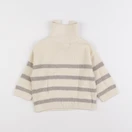 Vertbaudet - pull beige - 12 mois