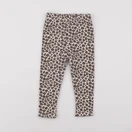 Vertbaudet - legging beige, marron - 3 ans