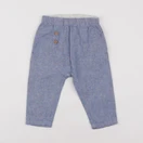 Zara - pantalon bleu - 6/9 mois