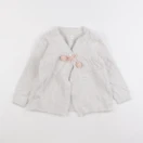Vertbaudet - gilet blanc, or - 5 ans
