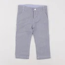 Jacadi - pantalon blanc, bleu - 18 mois