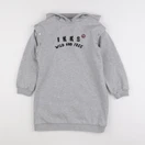 IKKS - robe gris - 8 ans