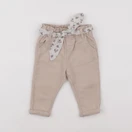 Vertbaudet - jean beige - 9 mois