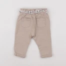 Vertbaudet - jean beige - 9 mois