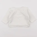 Vertbaudet - sweat beige - 6 mois