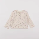 Vertbaudet - tee-shirt beige - 6 mois