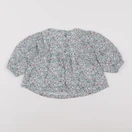 Vertbaudet - blouse vert - 9 mois