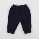 Vertbaudet - pantalon bleu - 12 mois