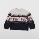 Vertbaudet - pull bleu - 12 mois