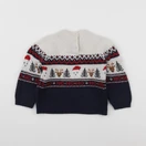 Vertbaudet - pull bleu - 12 mois