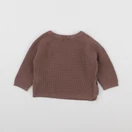Vertbaudet - pull marron - 9 mois
