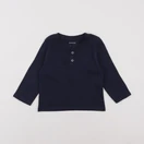 Vertbaudet - tee-shirt bleu - 12 mois