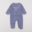 Boutchou - pyjama velours violet - 9 mois