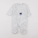 Petit Bateau - sur-pyjama blanc - 6 mois