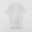 Petit Bateau - sur-pyjama blanc - 6 mois