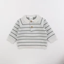 Tape à l'oeil - pull blanc, vert - 6 mois