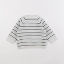 Tape à l'oeil - pull blanc, vert - 6 mois