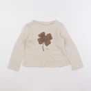Vertbaudet - tee-shirt beige - 4 ans