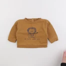 Vertbaudet - sweat marron - 3 mois