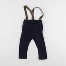 H&M - pantalon bleu - 9/12 mois