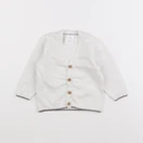 Zara - gilet beige - 6/9 mois