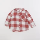 Zara - chemise rouge - 6/9 mois