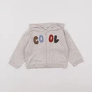 Vertbaudet - sweat gris - 9 mois