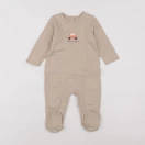 Vertbaudet - pyjama coton beige - 9 mois