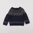 Vertbaudet - pull bleu - 24 mois