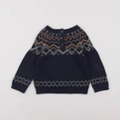 Vertbaudet - pull bleu - 24 mois