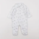 Vertbaudet - pyjama velours gris - 6 mois