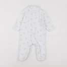 Vertbaudet - pyjama velours gris - 6 mois