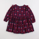 Jacadi - robe bleu, rose - 4 ans