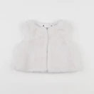 Jacadi - gilet blanc - 6 mois