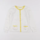 Jacadi - gilet blanc, jaune - 8 ans