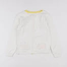 Jacadi - gilet blanc, jaune - 8 ans