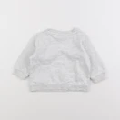 Tape à l'oeil - sweat gris - 6 mois