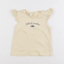 H&M - tee-shirt jaune - 9/12 mois
