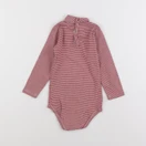 Petit Bateau - body rouge, blanc - 18 mois
