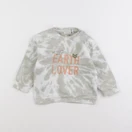 IKKS - sweat blanc, vert - 18 mois