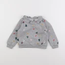 Vertbaudet - sweat gris - 2 ans