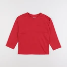 Vertbaudet - tee-shirt rouge - 6 ans