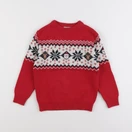Vertbaudet - pull rouge - 6 ans