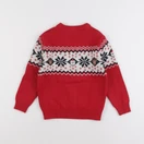 Vertbaudet - pull rouge - 6 ans
